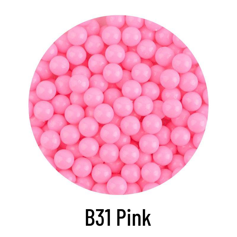 Пластиковые бусины конфетных цветов: Круглые упругие мячики без отверстий для детских DIY украшений, поделок и пуль для игрушечных пистолетов.