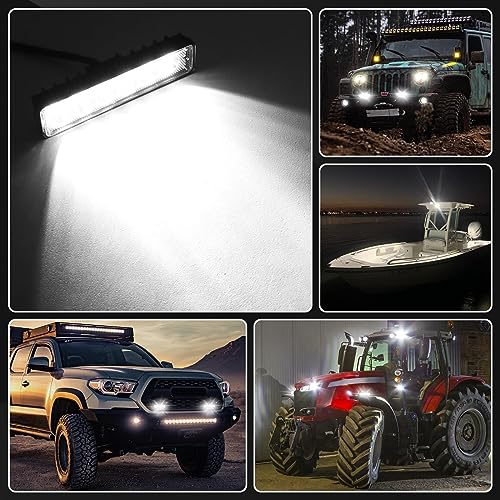 4 шт. 6-дюймовый 18 Вт мини светодиодный рабочий фонарь 12 В 24 В светодиодный светильник узкий угол светодиодный рабочий фонарь IP67 водонепроницаемый светодиодный прожектор 6000 К