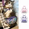 Sexy Dog Cat Summer Bikini Fishscale Pattern Dog Beach Skirt Funny Kitten Skirts  Summer