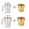 Thicked Ice Bucket Durable Red Wine Bucket Bar Accessories Champagne Bucket  Hotel