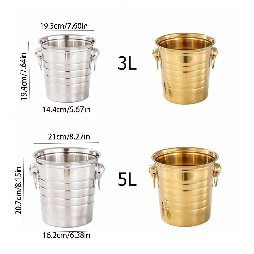 Thicked Ice Bucket Durable Red Wine Bucket Bar Accessories Champagne Bucket Hotel