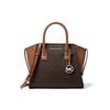 Avril Classic Monogram Color Block Сумка через плечо Женская сумка через плечо Коричневый желудь 35F1G4VM2B-BROWN