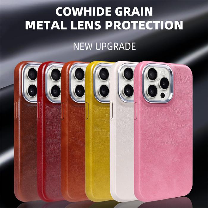Lichicase Luxury Premium Leather Back Cover for vivo V60 V60 Lite Y50 Y500 Y400 Shockproof Camera Guard Case