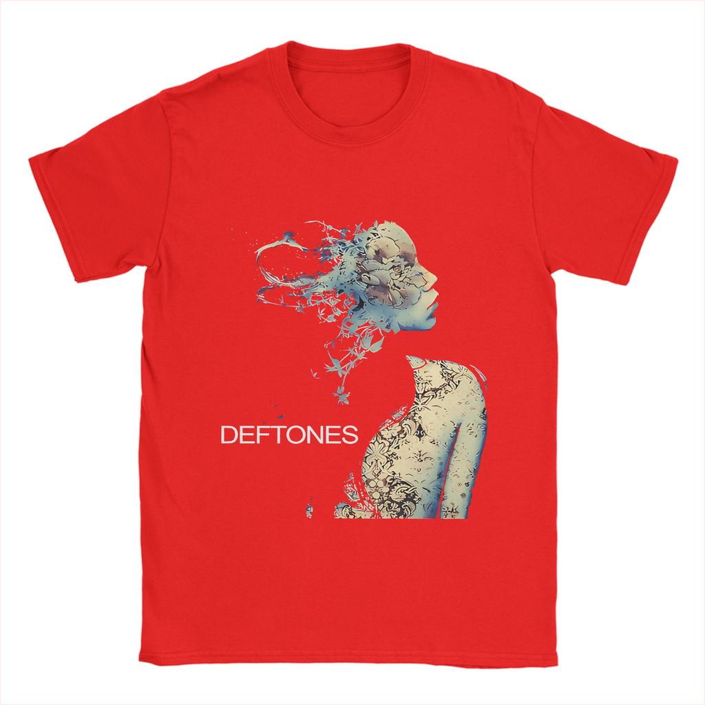 D-Deftones Футболки Мужские 100% Хлопок Винтажные Футболки С Круглым Вырезом Футболка С Коротким Рукавом Одежда Подарок на День Рождения