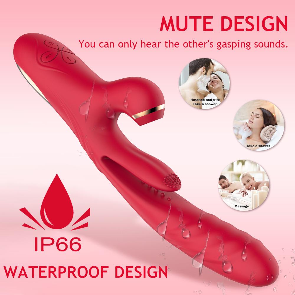 3в1 сосание вибратор телескопический дилдо секс-игрушки для женщин точка G язык облизывание клитора массажер стимулятор секс-игрушка для взрослых 18