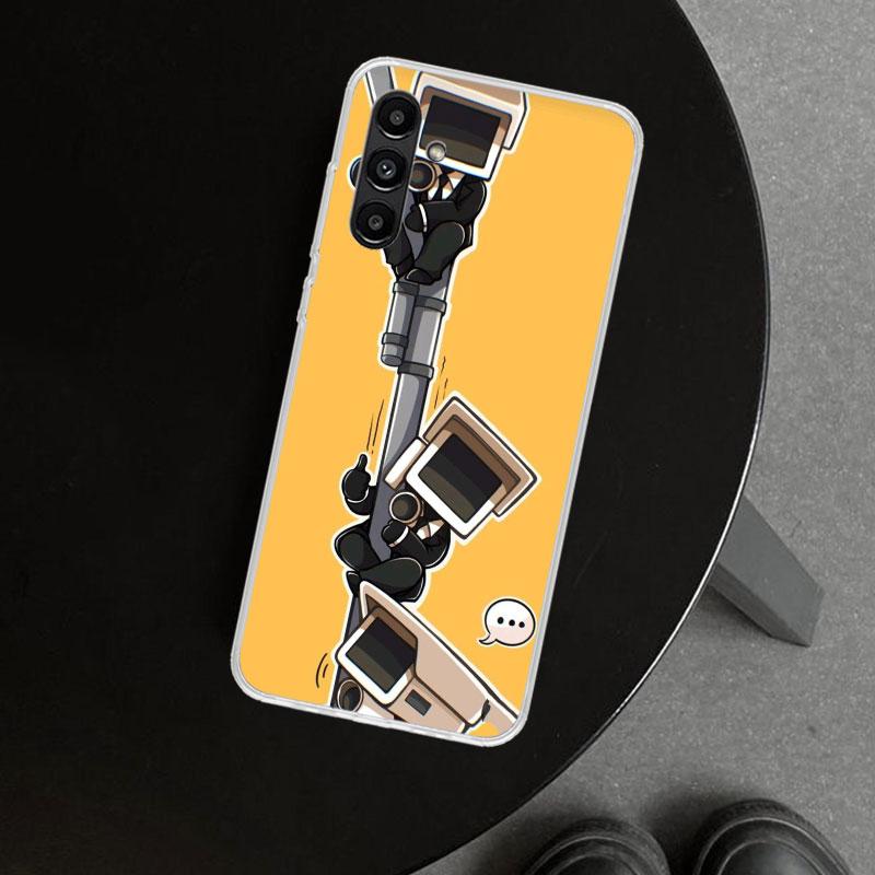 S-Skibidi Toilet Mobile Cell Phone Case Cover for Samsung Galaxy A17 A16 A26 A36 A56 A57 A37 A15 A25 A35 A55 A14 A24 A34 A54 A13