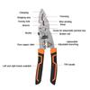 Multi Functional Wire Stripper Carbon Steel+Soft Plastic Crimpper New Thread Cutting Pliers