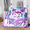 1pc. Cute Kawaii Cat Print Blanket - Perfect for Home, Office, Outdoor Use, Gift Idea, Suitable for All Seasonsz041757