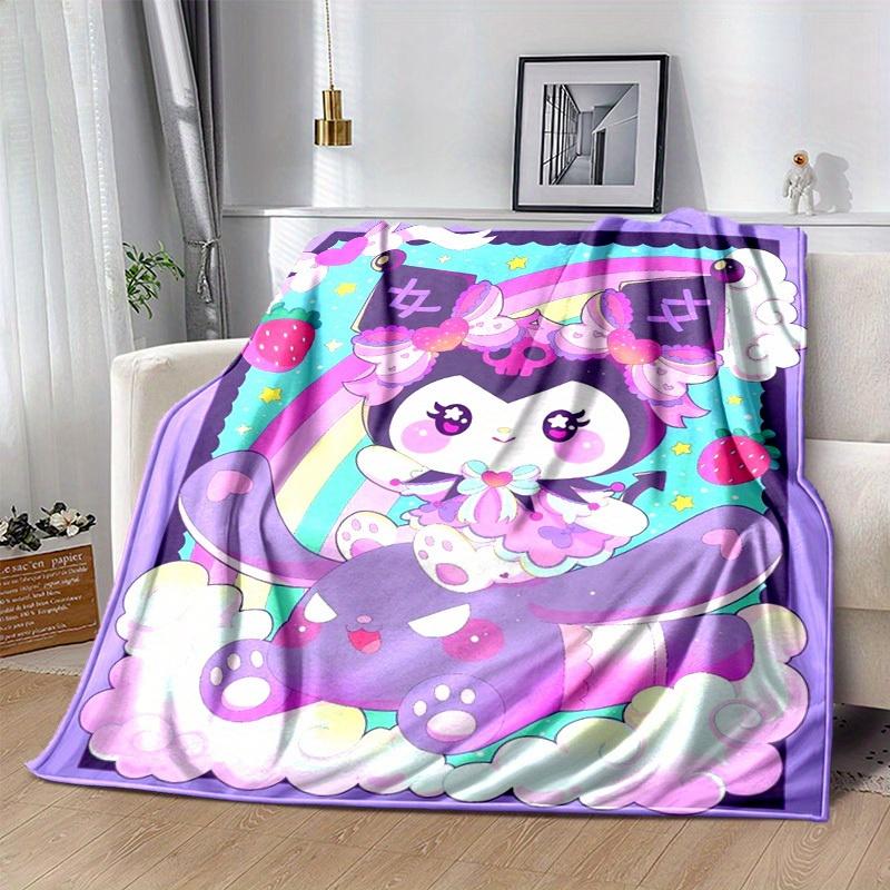 1pc. Cute Kawaii Cat Print Blanket - Perfect for Home, Office, Outdoor Use, Gift Idea, Suitable for All Seasonsz041757