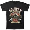 Футболка Volbeat Guitars 2014 Tour Маленькая Черная Унисекс