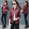 Autumn and Winter Leather Jacket Women Soft Leather Short Jacket Large Size Women 'S Slim Casual Jacket