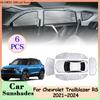 Солнцезащитные козырьки с полным покрытием для Chevrolet Trailblazer RS Crossover 2024~2024, задние боковые окна, накладки на лобовое стекло, аксессуары