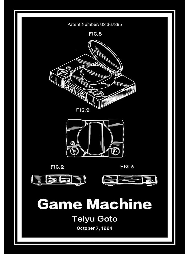 Винтажный музыкальный инструмент, патенты, постеры, холст, картина, гитара, саксофон, бумбокс, видеоигровая машина, настенная живопись, домашний декор для комнаты