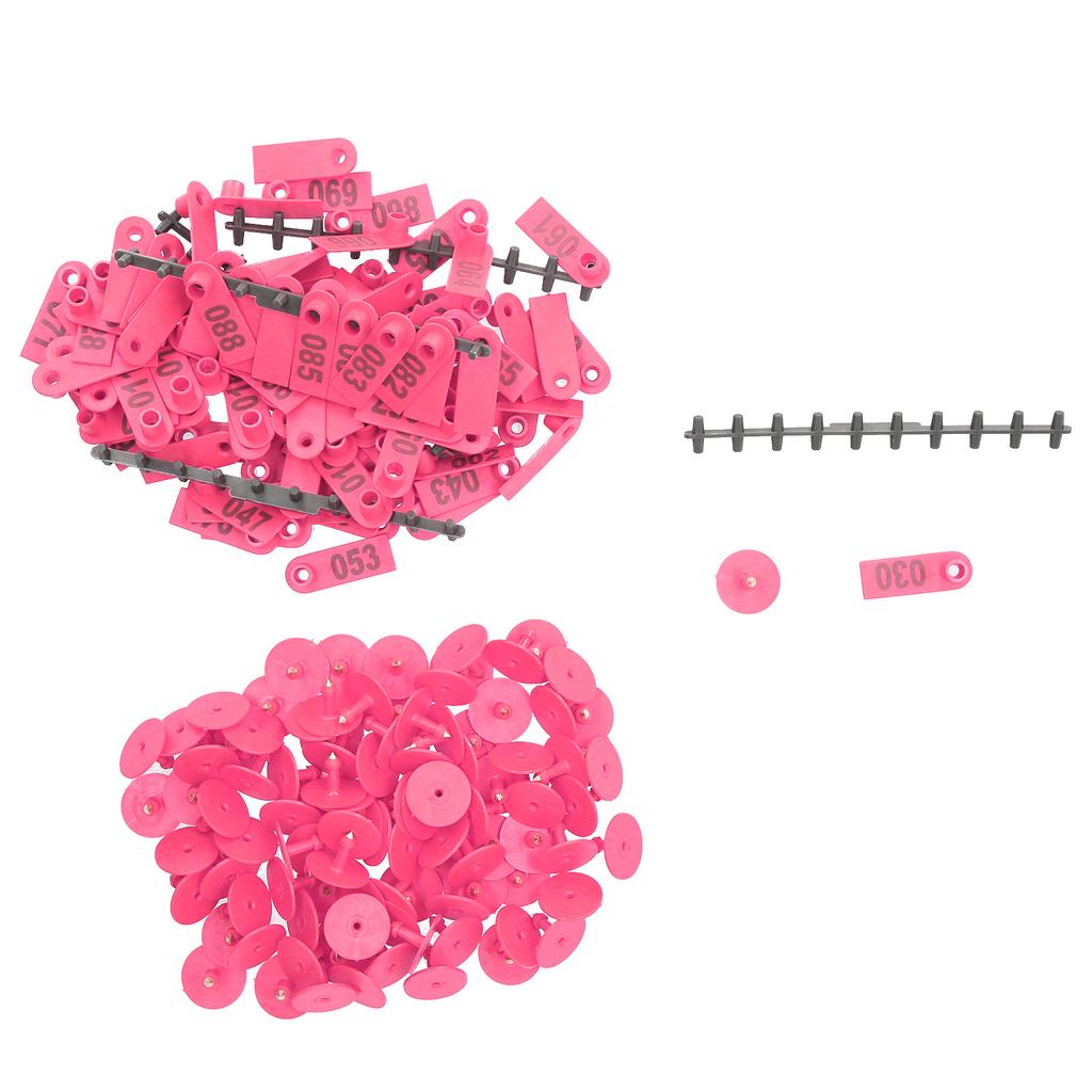 Numbered Ear Tag Marks Labels for Sheep Goats Farm Animal Livestock Feeding SuppliesBlue