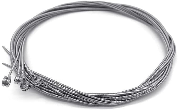 Exclusive Bass Electric Bass Stainless Steel Nickel Replacement Strings for Electric For Electric Pack of 4 [Amazon Brand] Strings, Strings, Strings,