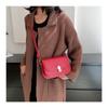 Textured Small Shoulder Bag Women's Trendy Fashion Retro Armpit Small Square Shoulder Bag Autumn Popular Shoulder Bag Crossbody