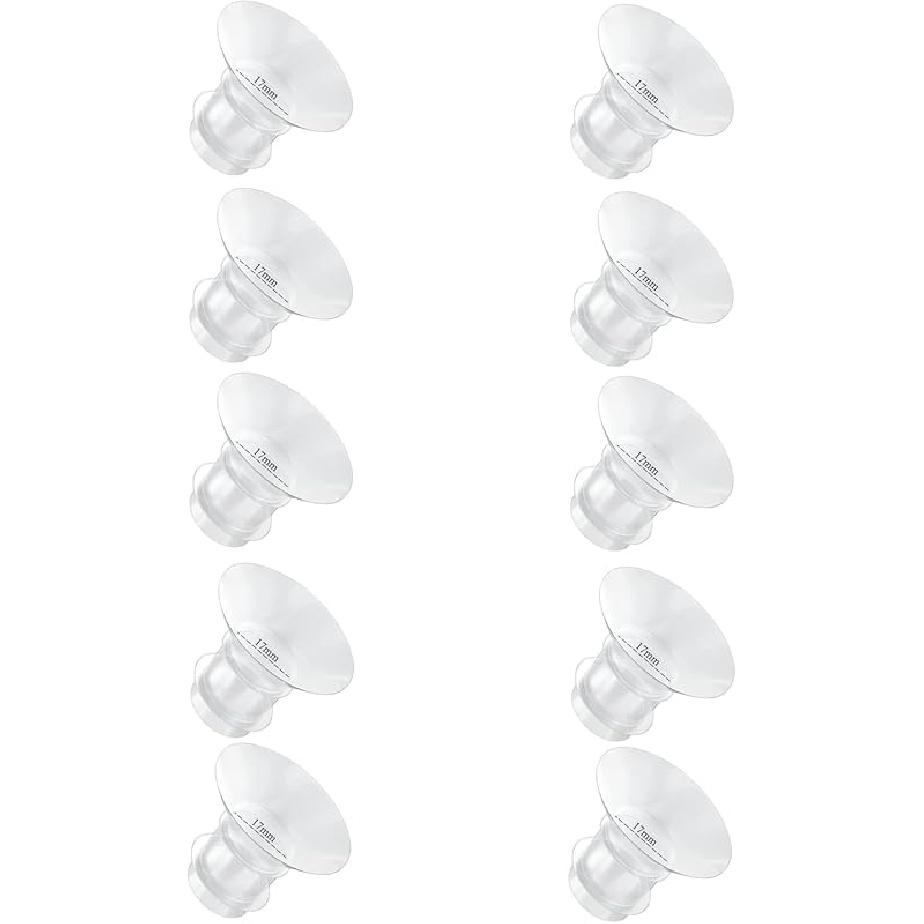 Flange Inserts 13/15/17/19/21mm 5pcs,Suitable for Medela,Spectra 24mm Shields/Flanges,Compatible with Momcozy S12 Pro/S9 Pro/S9/S12 Wearable Breast