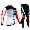 2023 Pro Winter Thermal Fleece Cycling Jersey Sets Long Sleeve Bicycle Clothing MTB Bike Wear Maillot Ropa Ciclismo Cycling Suit