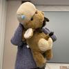 Soft Cow Horse Stuffed Plush Toy Fluffy Hugging Pillow Cute Cartoon Animal Plushie for Gift Home Decoration