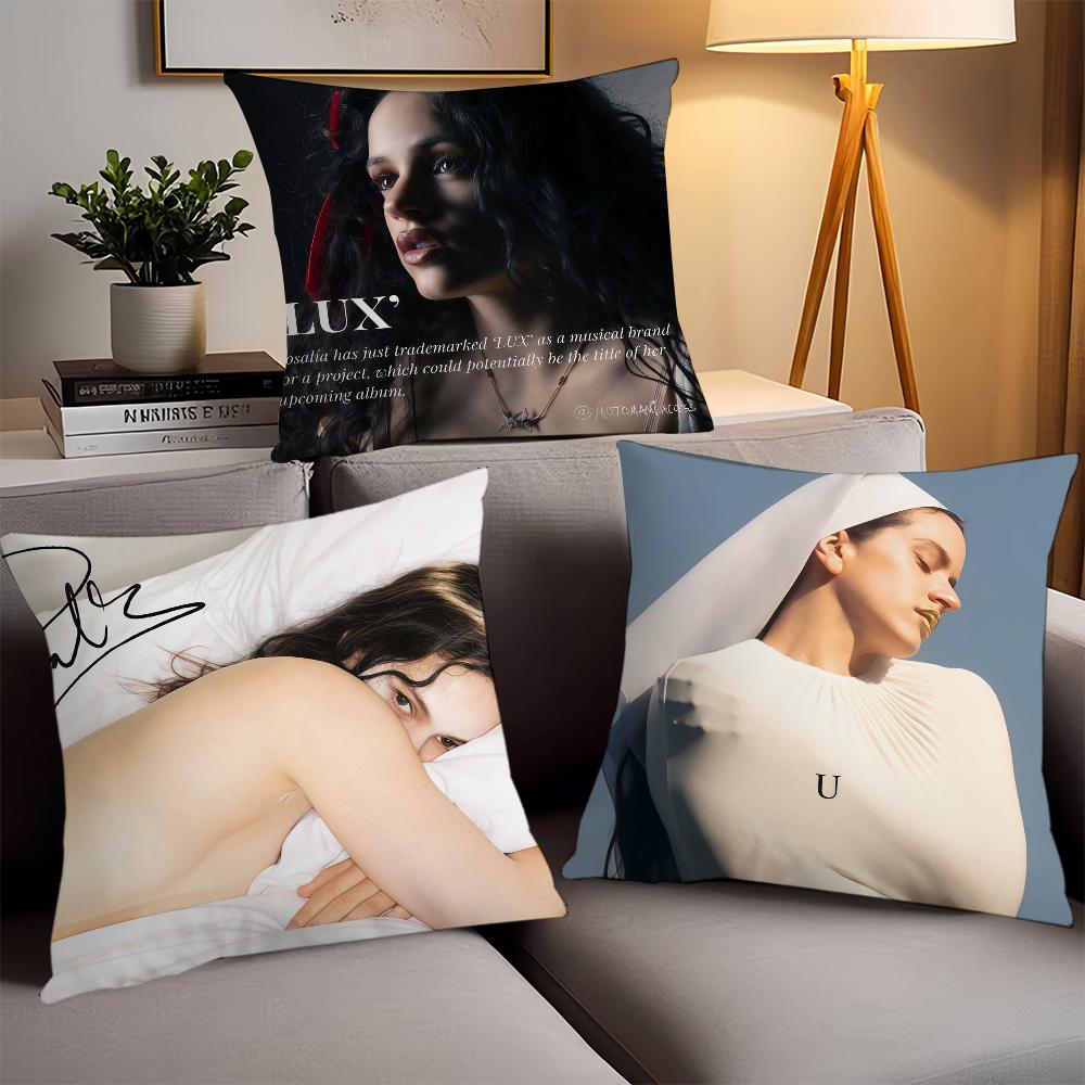 Spanish Singer R-Rosalia L-Lux Pillow Case Office Cushions Suitable For Sofa Car Bedroom Decorative Cushion Cover