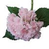 Silk Hydrangea Heads Artificial Flowers Heads with Stems for Home Wedding Decor,Pack of 1