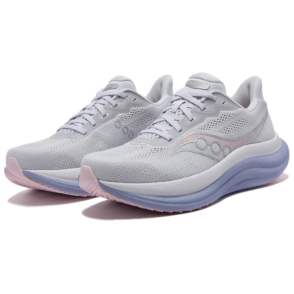 SAUCONY Triumph 23 Модные Удобные Амортизирующие Дышащие Кроссовки для Бега с Низким Верхом Унисекс Кроссовки для Бега Серые S11023-543