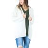 Fashionable Casual Knitted Sweater With Loose Long Sleeve Women Cardigan
