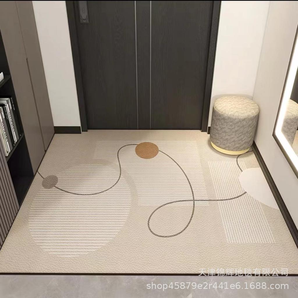 Household Entry Door Entrance Leather Floor Mat, High-Grade Waterproof, Oil-Proof And Dirt-Resistant, Easy To Take Care Of, Leave-In And Cut Foot Mat
