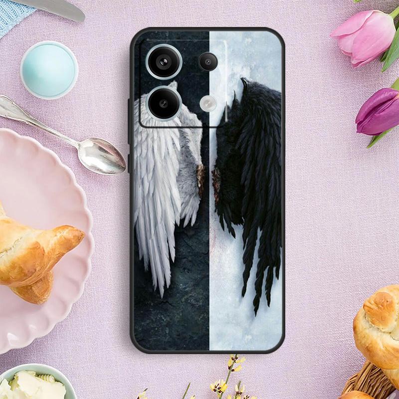 Angel Wings Painting Case For Xiaomi Redmi Note 15 Pro Plus 10 11 12 13 14 Pro Cover For Redmi 14C 15C 12C 10C 13C