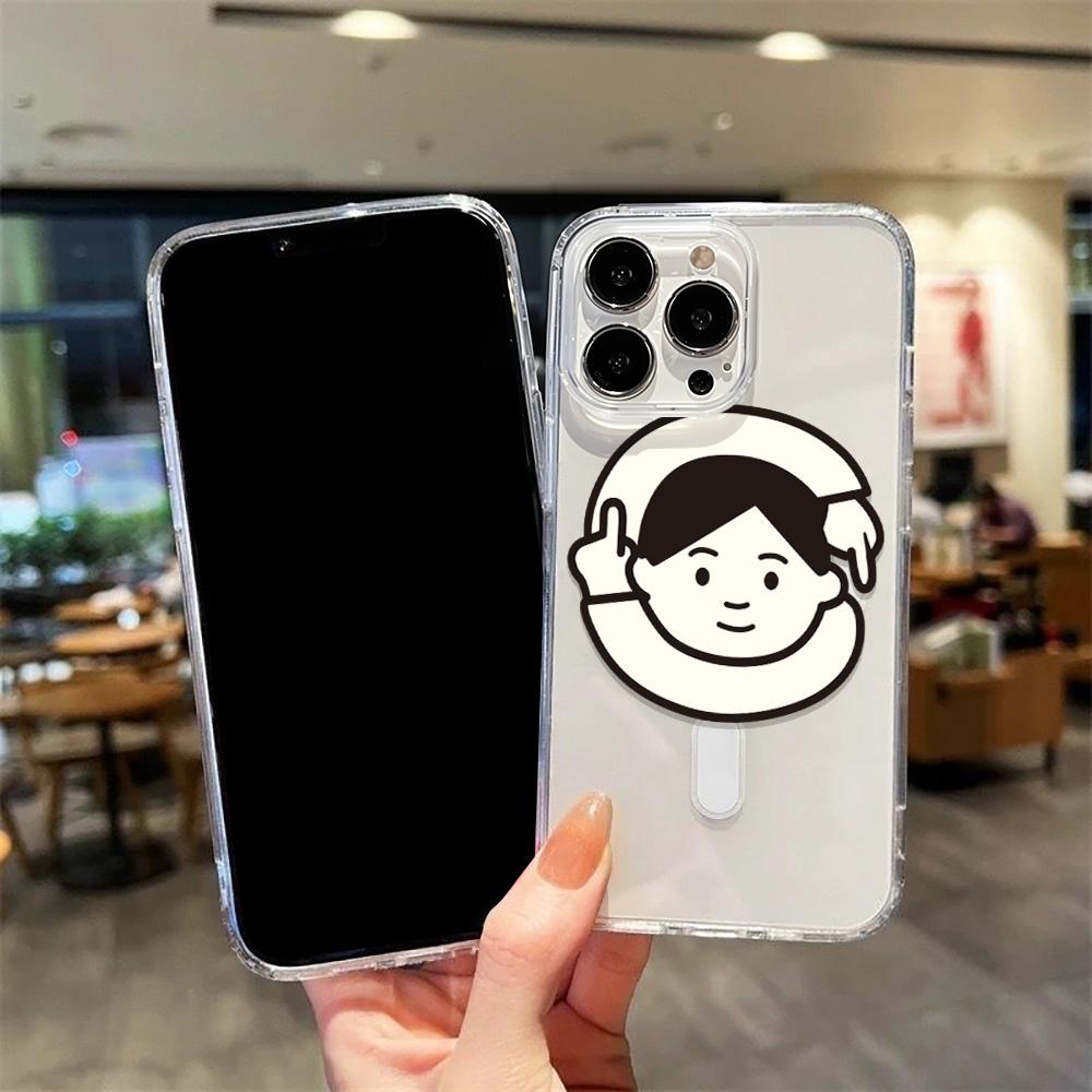 Магнитный чехол для телефона для iPhone 12 14 16 17 Pro 17 16 15 14 13 12 Pro Max 12 13 14 15 16 Высококачественный противоударный чехол Полная защита Милый стиль