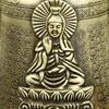 Auspicious Lucky Buddha Bell Blessing Wind Chime Lucky Hanging Decor Car Hanging Bells Peace Antique Bronze Bell Car Pendant