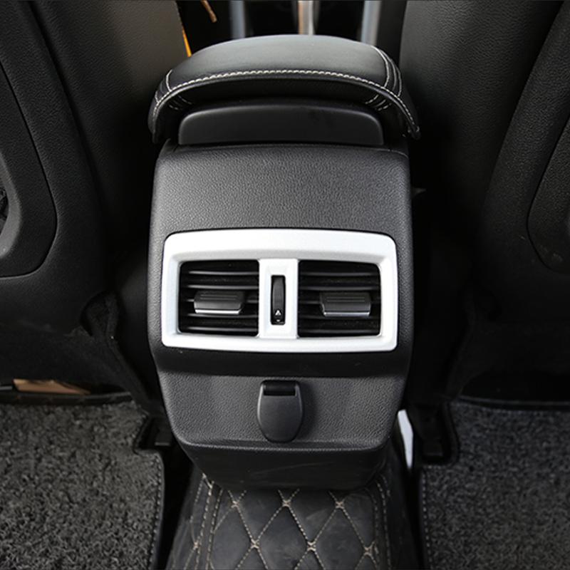Для Renault Koleos Samsung QM6 2016-2023 ABS карбоновое заднее вентиляционное отверстие, защитная накладка, подлокотник, наклейка на вентиляционное отверстие, аксессуары