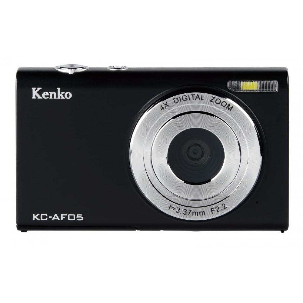 [ Эксклюзив] Компактная цифровая камера Kenko KC-AF05ST, набор из 2 эффективных пикселей, 8 миллионов, автофокус, цифровой зум 4x, запись видео 2.7K, 144237, черный