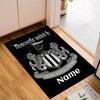Custom Name Newcastle Football Crest Rug Game Carpet, Floor Mat for Bedroom Living Room Entryway Rug, Home Decor Idea Gift for Christmas birthday