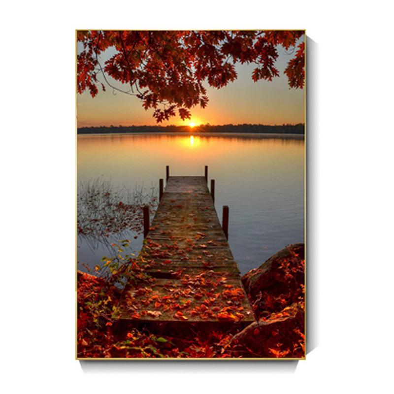 5D Diamond Painting Handmade Full Diamond Diy Landscape Sea View Diamond Embroidery Mosaic Home Decoration Christmas Gift