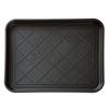 All-Weather Indoor Outdoor Boot Tray Waterproof Raised Edge Shoe Mat Entryway Mudroom Porch Dog Food Tray 20x16 Inches