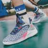 Curry 10 Basketball Shoes: Blue & Pink Youth Sports Shoes with Traction Sound - Ideal for Teen Athletes.