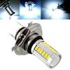 33SMD LED Car Fog Lamp Daytime Running Light Bulb H8 H11 9005 9006 H4 H7 Turning Parking Bulb White Light 12V Headlight Bulbs