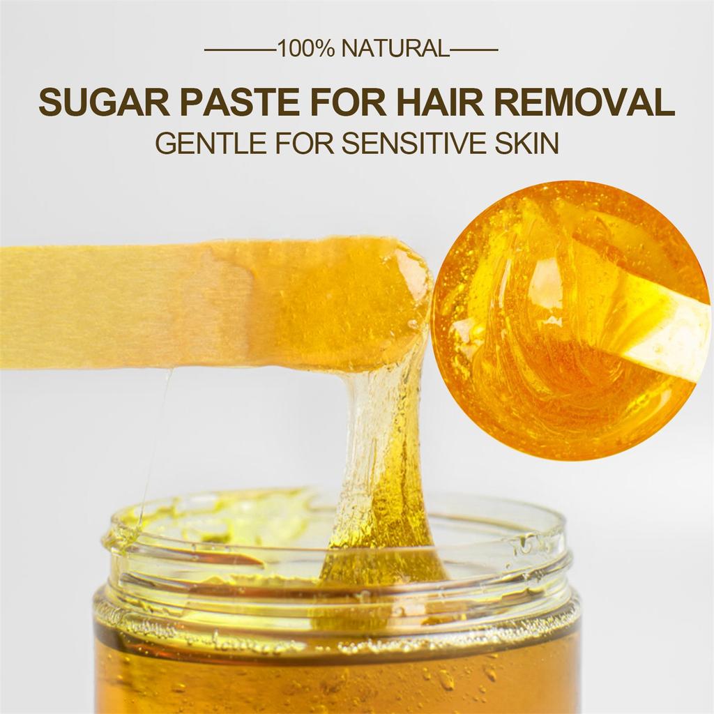 Воск для депиляции 50 г + 2 деревянные палочки и 3 бумажки для депиляции