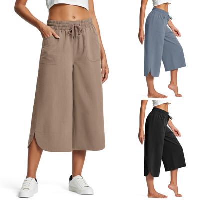 Женские зимние спортивные штаны, однотонные повседневные брюки, женские флисовые спортивные штаны, широкие прямые брюки