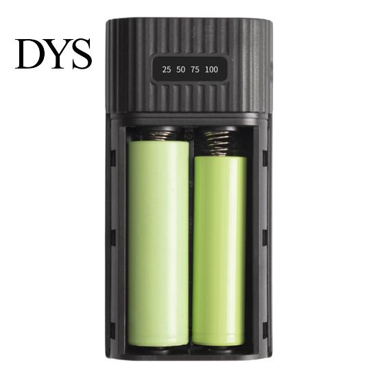 Зарядный бокс для аккумуляторов Power Bank Корпус Универсальный Удобный Без пайки Огнестойкий Ударопрочный Быстрая зарядка со светодиодным фонариком 2 x 18650 21700