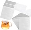 LUCKYBEE Disposable Empty Tea Filter Paper with Strong Natural for Cold Loose Leaf Tea Coffee Count Bags, Drawstring, Penetration, Ingredients, Brew,
