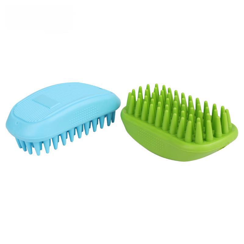 Pet Bath Massage Brush for Cleaning & Hair Removal