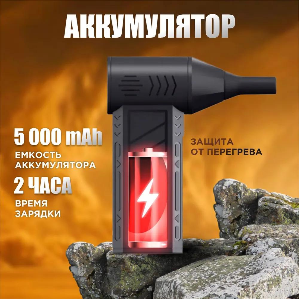 Powerful battery blower, fan, mango blower, battery blower in the box.