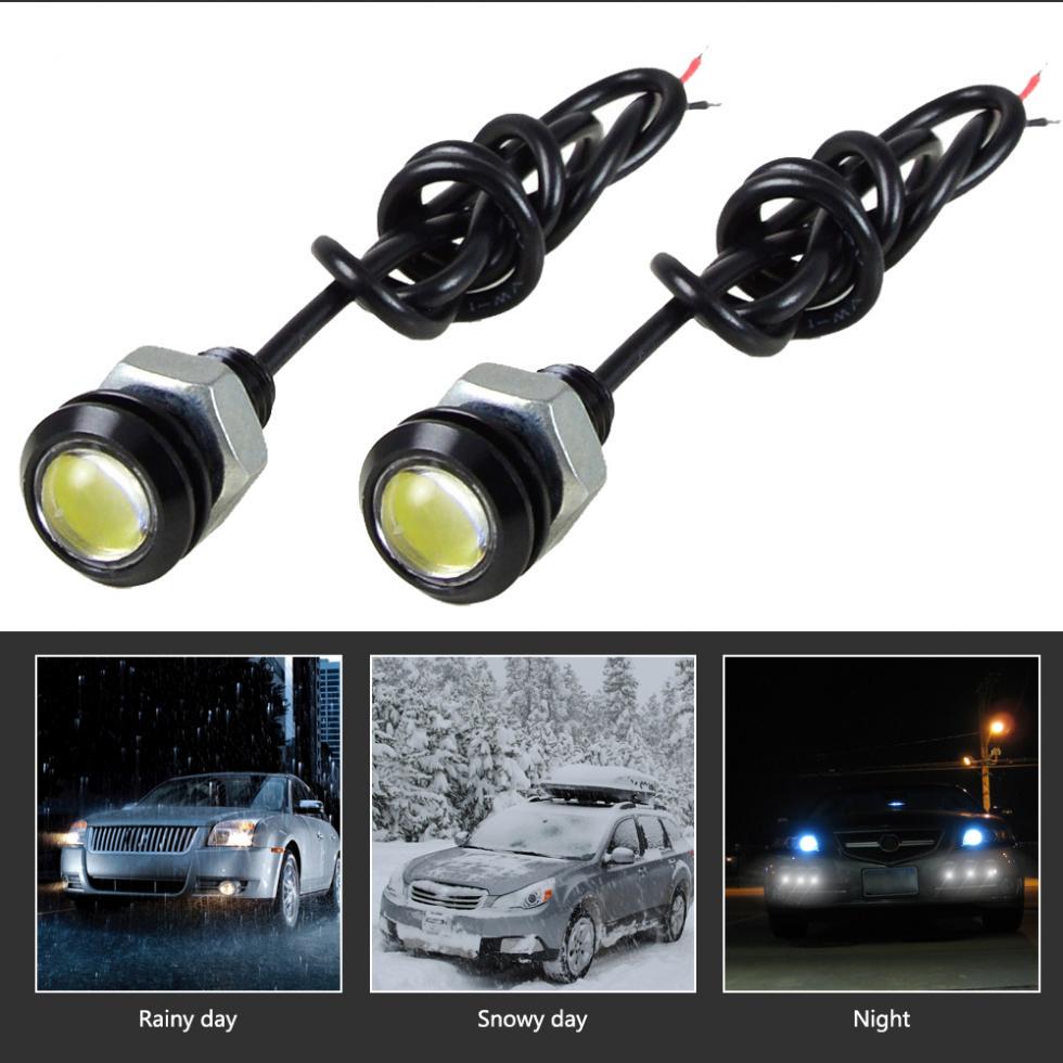 10 шт. 18/23 мм автомобильный светильник Eagle Eye DRL светодиодные дневные ходовые огни резервные парковочные сигнальные лампы