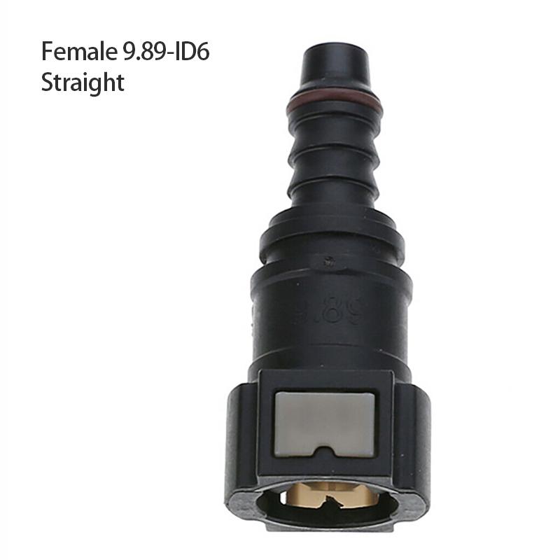 Auto Fuel Line Hose Coupler ID6 7.89 9.89 ID10 11.80 Nylon Rubber Oil Coupler Car Fuel Quick Release Connector Line Hose Parts