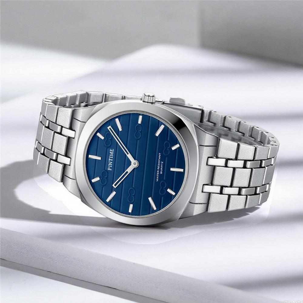 Classic Premium Men's Watch Customizable Colors Original Business Quartz Timepiece 7mm Dial Water-Resistant Men's Wristwatch