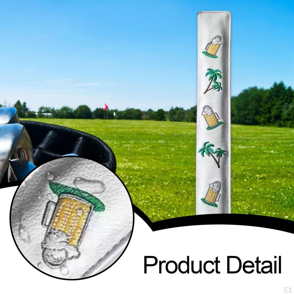 Cover for Golf Alignment Rods, PU Training Rod Protector, Indicator Holder