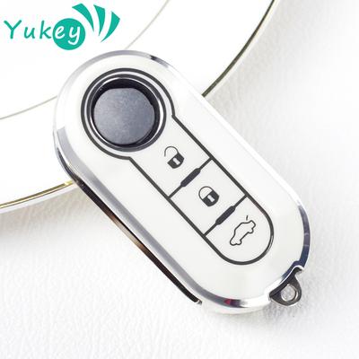 ТПУ чехол для ключа автомобиля брелок для Fiat 500 Panda Punto Bravo Doblo Peugeot Boxer Citroen реле Fiat Ducato Lancia Musa