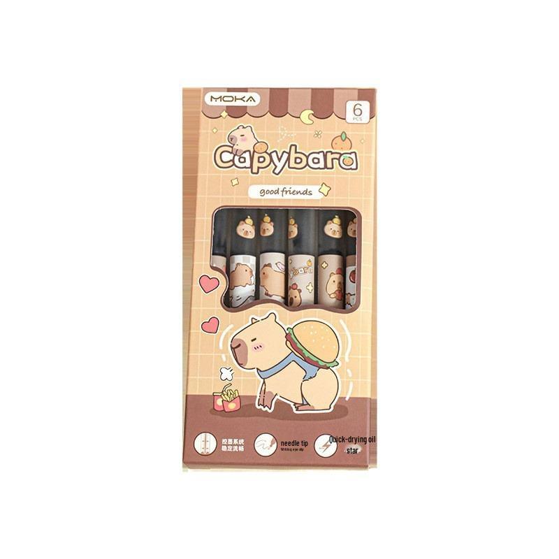 Капибара Гелевая ручка - Гладкая, быстросохнущая кисть для студентов